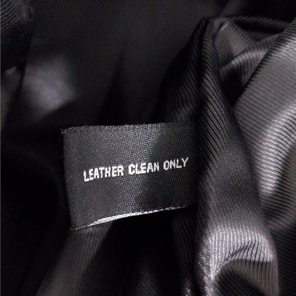 STUNNING SOFT & SUPPLE FINE GENUINE LEATHER BLACK SWING COAT, JACKET! SZ XL - Picture 11 of 13